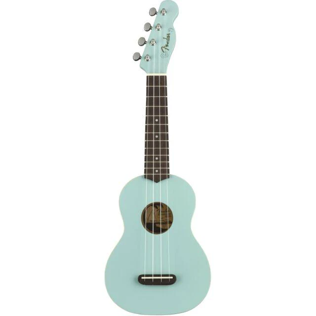 Fender Venice Soprano Ukulele, Shell Pink / Daphne / Seafoam Green - Image 24