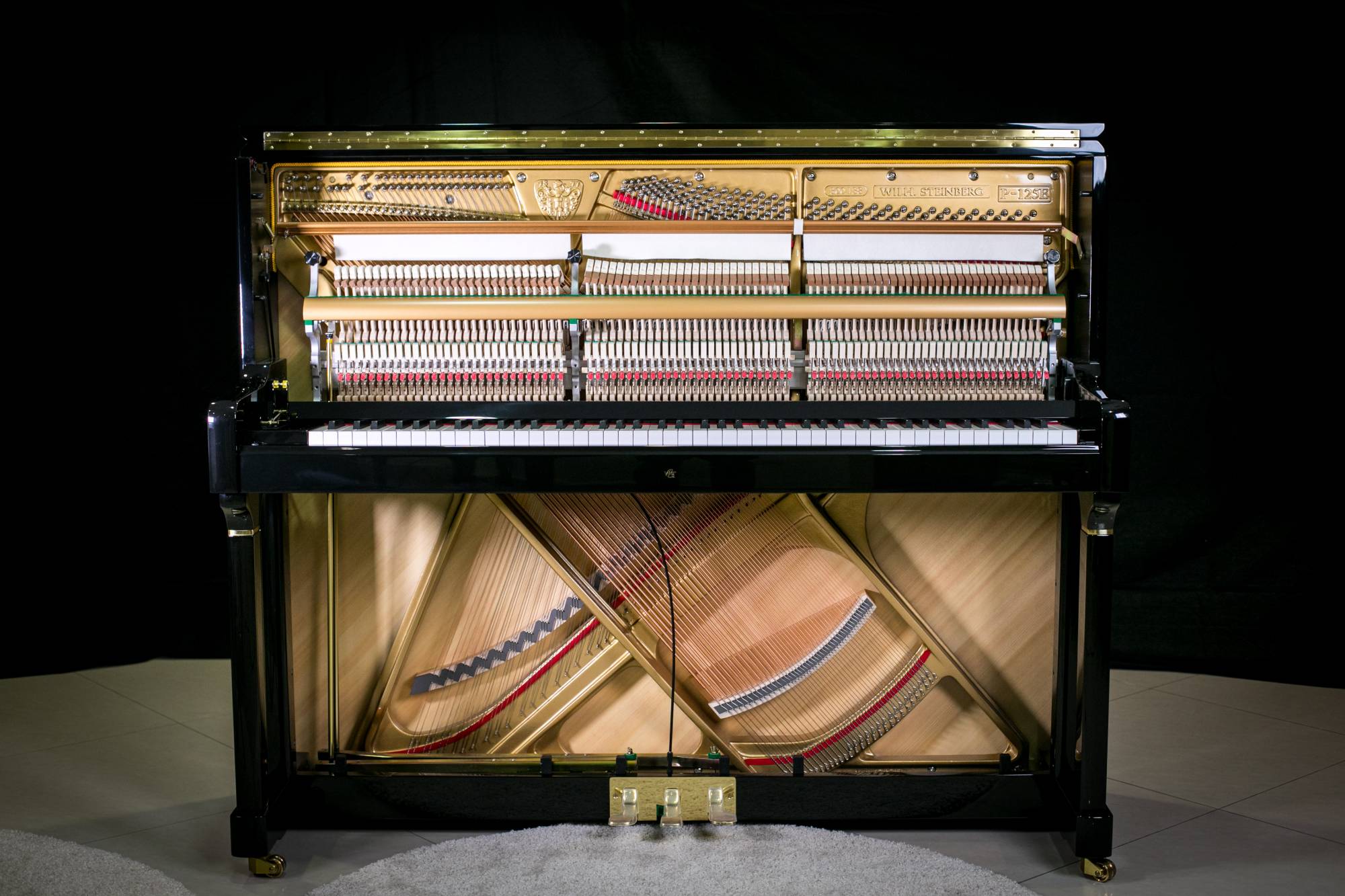 Wilh. Steinberg P-125E New Upright German Acoustic Piano - Image 5