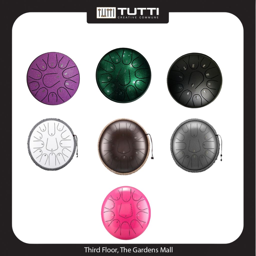 TUTTI Steel Tongue Drum 11 Notes 6" Inch