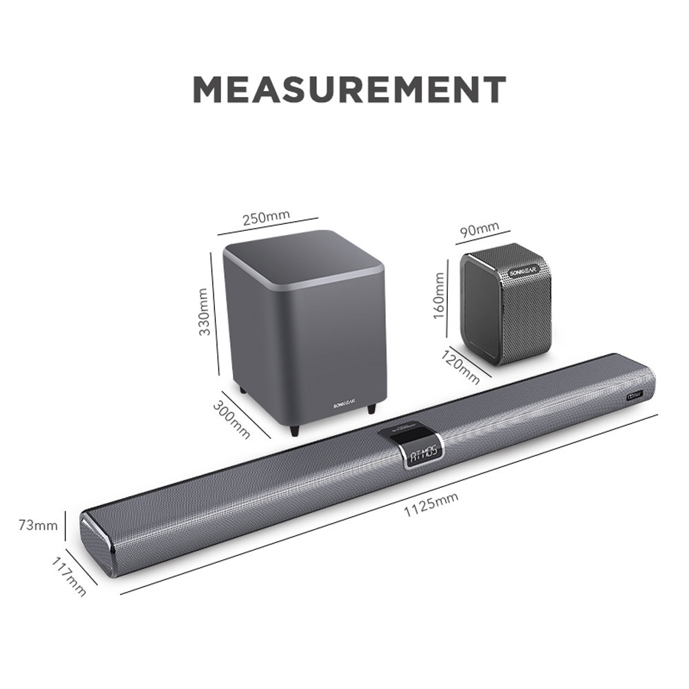 SonicGear StudioBar 9000 Dolby Atmos 7.2.4 ch Soundbar with Dual Wireless Subwoofer | Dual Mic - Image 8